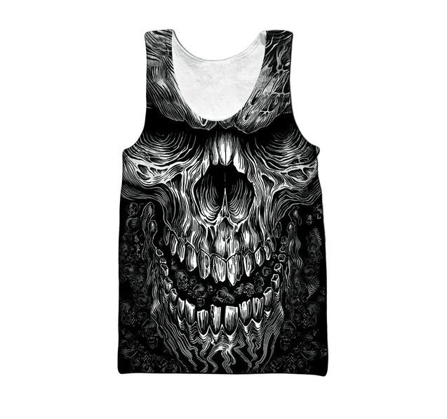 Premium Skull 3D All Over Printed Unisex Shirts