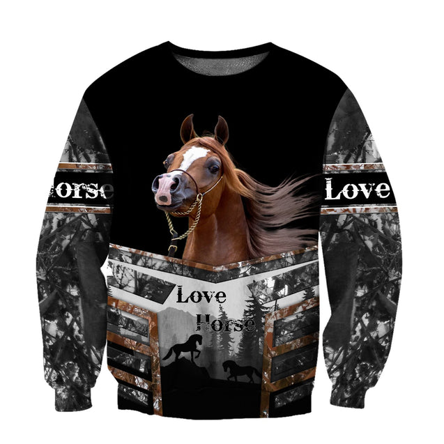 Beautiful Horse 3D All Over Printed Hoodie For Men And Women DA16112001