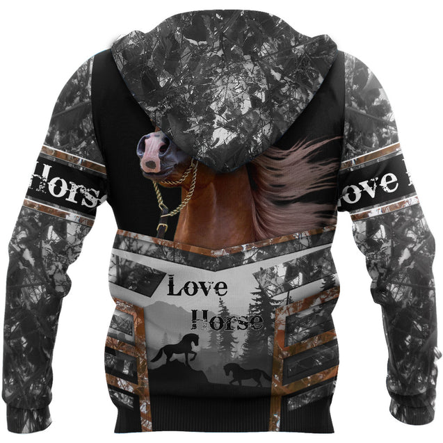 Beautiful Horse 3D All Over Printed Hoodie For Men And Women DA16112001