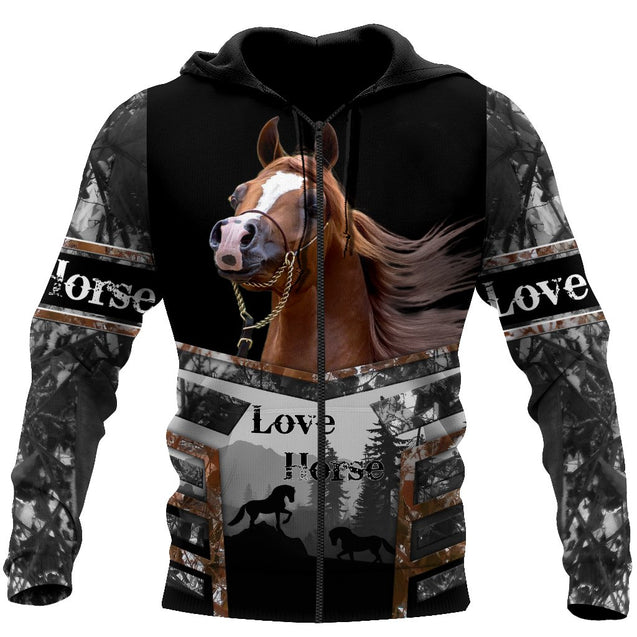 Beautiful Horse 3D All Over Printed Hoodie For Men And Women DA16112001