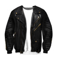 3D Printed Leather Biker Jacket Shirts For Men And Women MH16112005