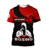 Custom Name Boxing 3D All Over Printed Unisex Shirts