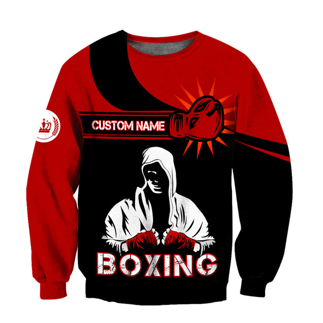 Custom Name Boxing 3D All Over Printed Unisex Shirts