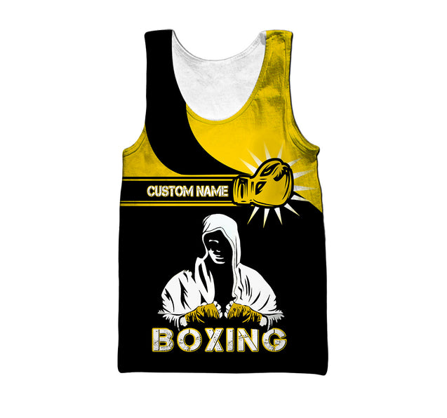 Custom Name Boxing 3D All Over Printed Unisex Shirts