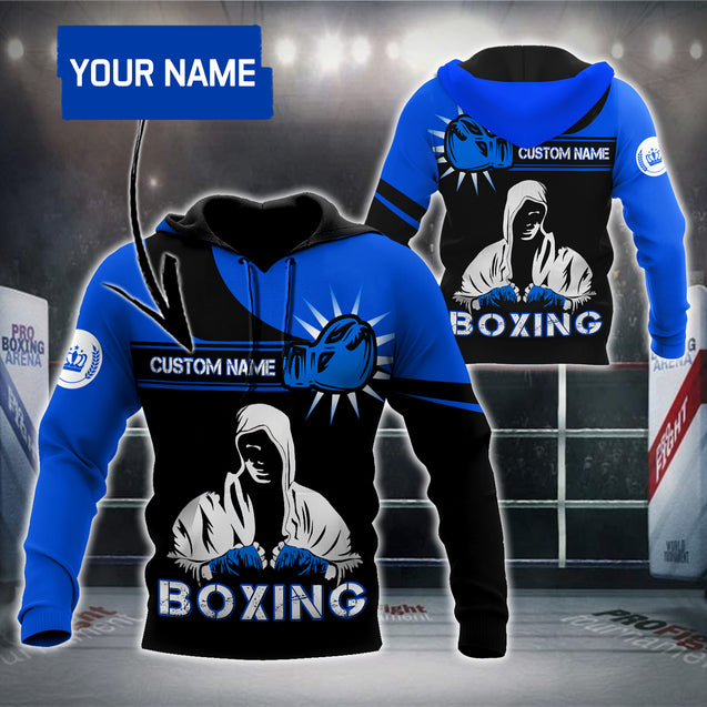 Custom Name Boxing 3D All Over Printed Unisex Shirts