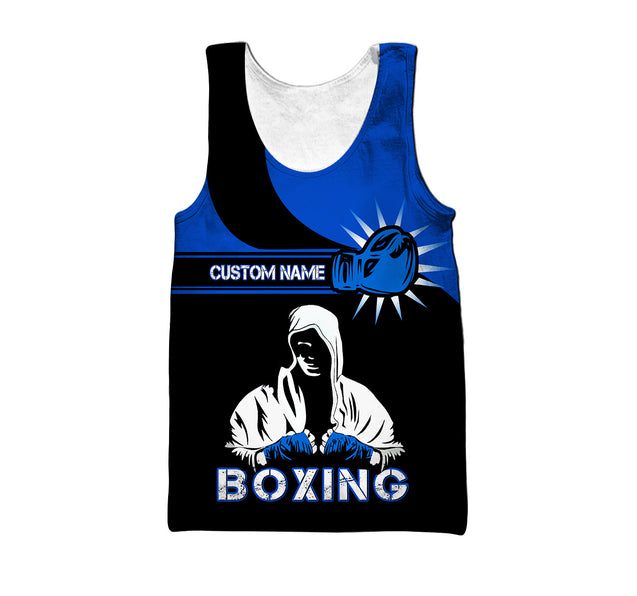 Custom Name Boxing 3D All Over Printed Unisex Shirts