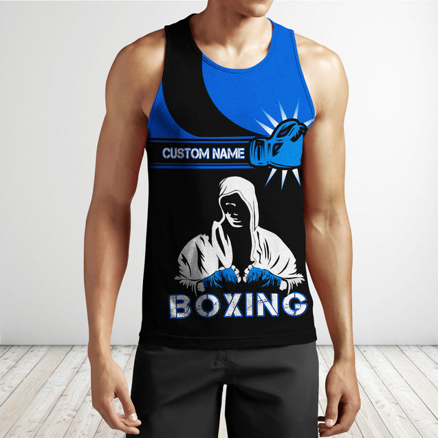 Custom Name Boxing 3D All Over Printed Unisex Shirts