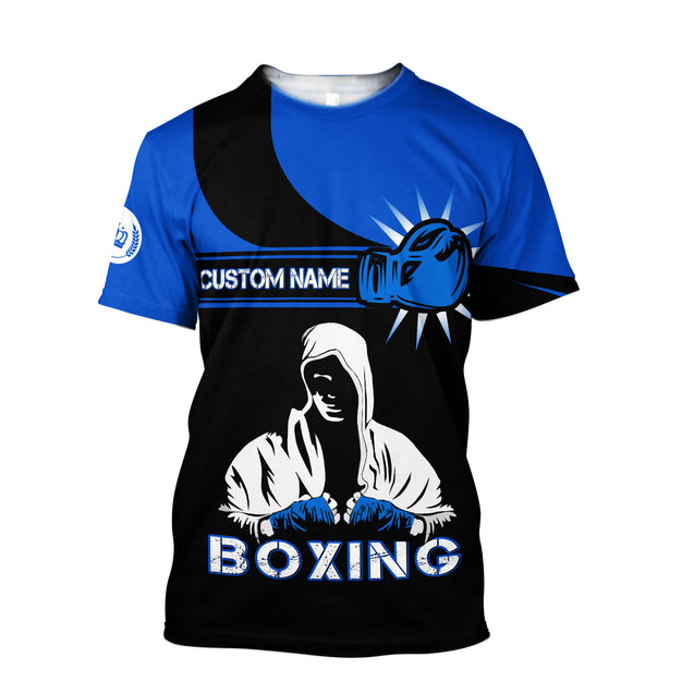 Custom Name Boxing 3D All Over Printed Unisex Shirts