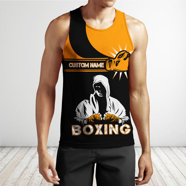 Custom Name Boxing 3D All Over Printed Unisex Shirts