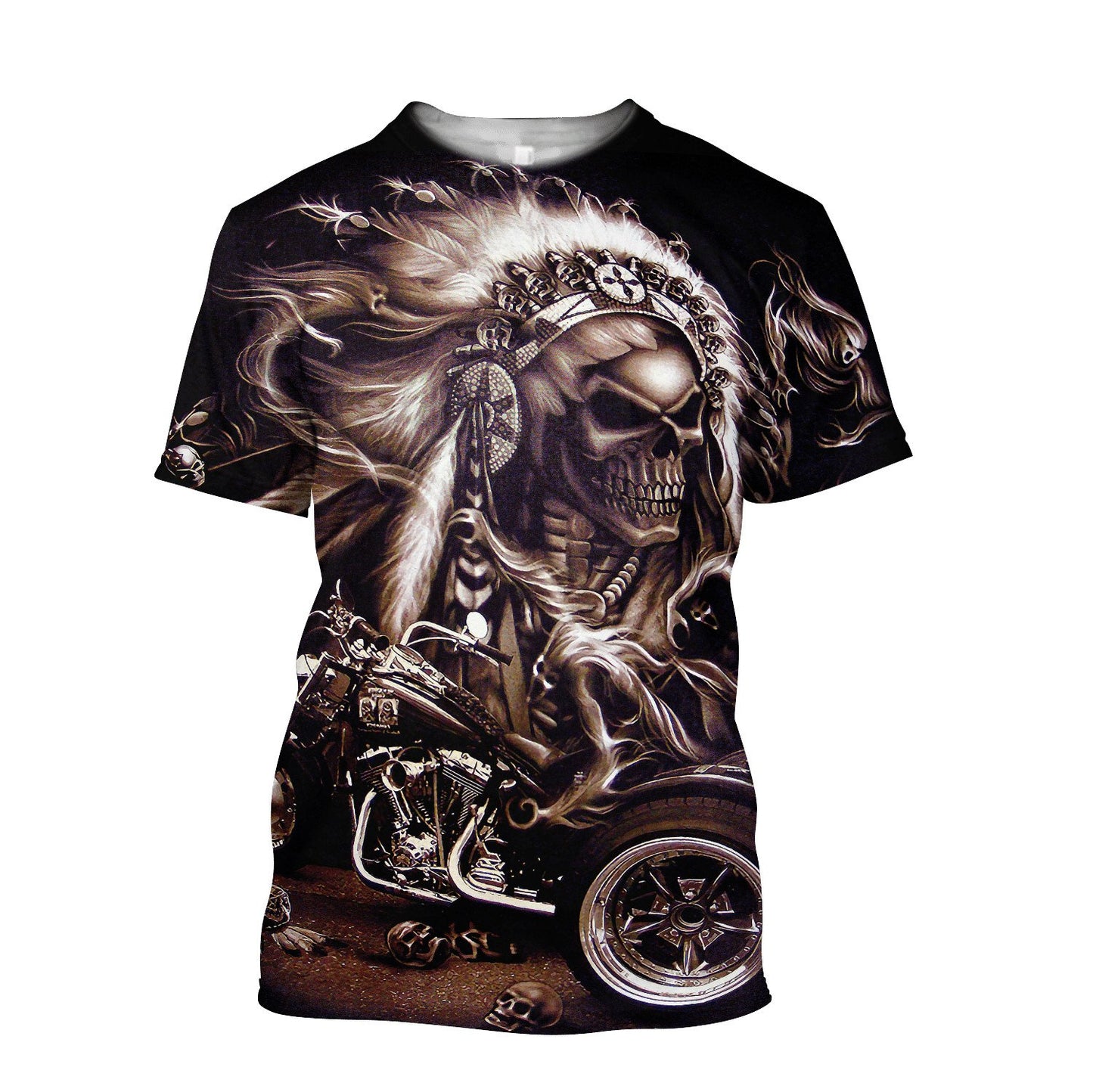 Premium Skull 3D All Over Printed Unisex Shirts