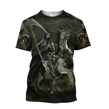 Premium Skull 3D All Over Printed Unisex Shirts