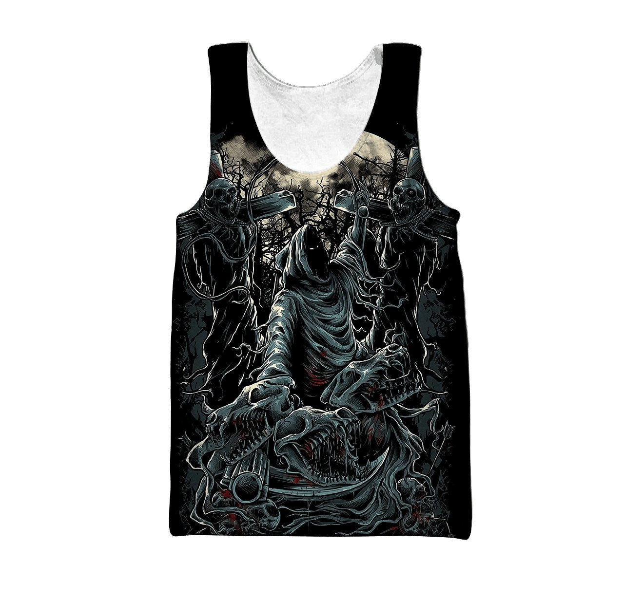 Premium Skull 3D All Over Printed Unisex Shirts