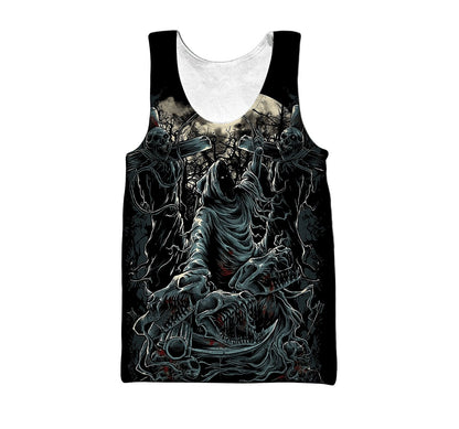 Premium Skull 3D All Over Printed Unisex Shirts