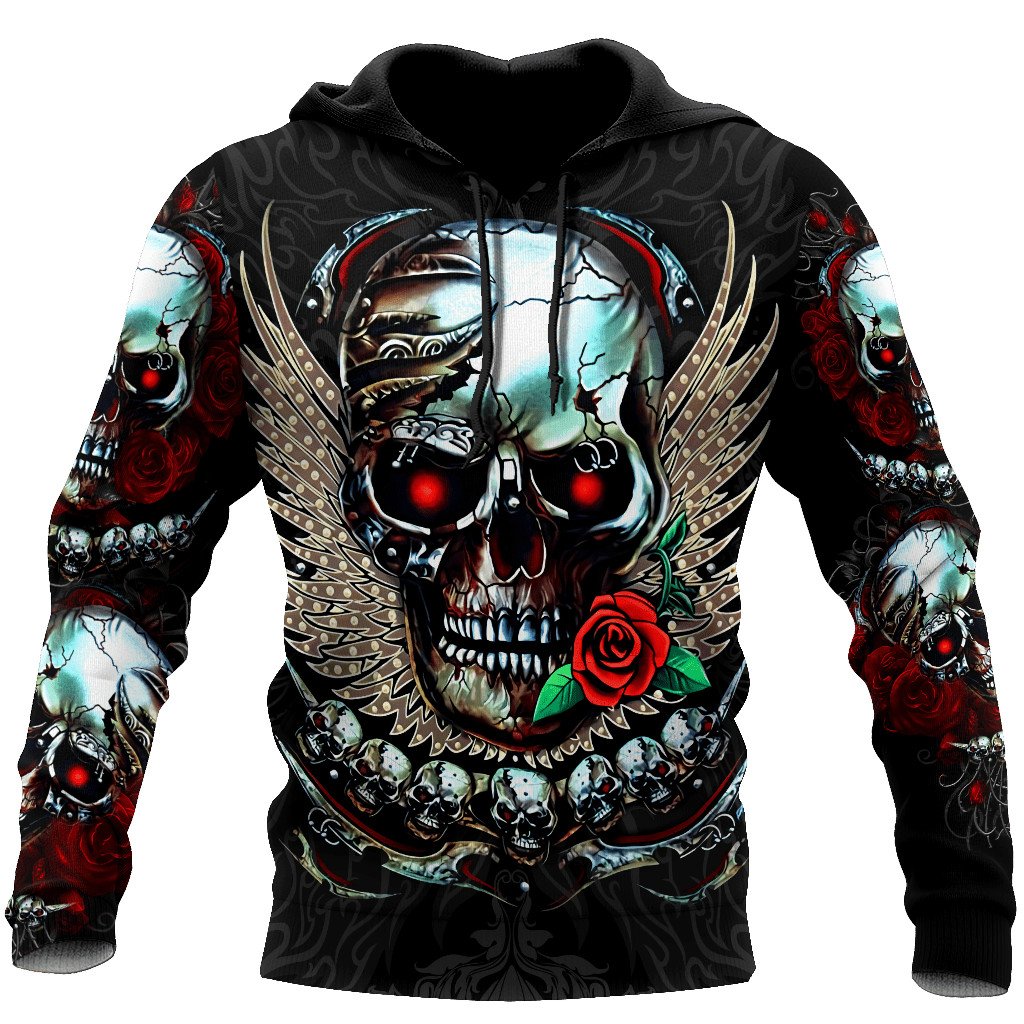 Premium Skull 3D All Over Printed Unisex Shirts