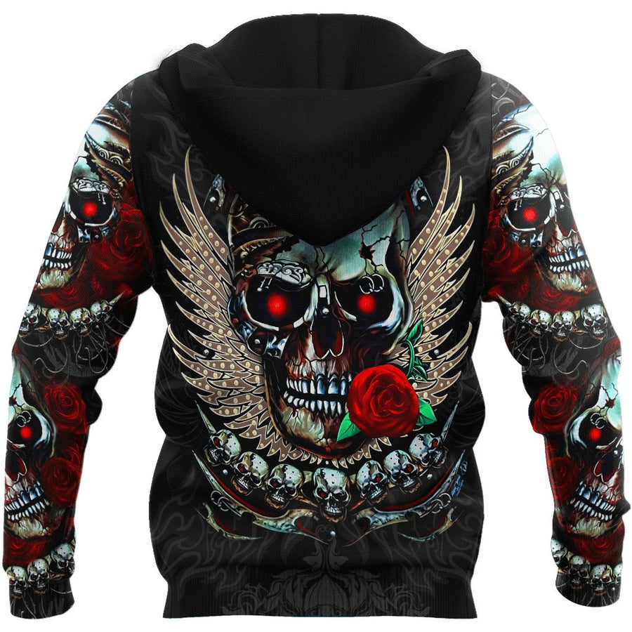 Premium Skull 3D All Over Printed Unisex Shirts