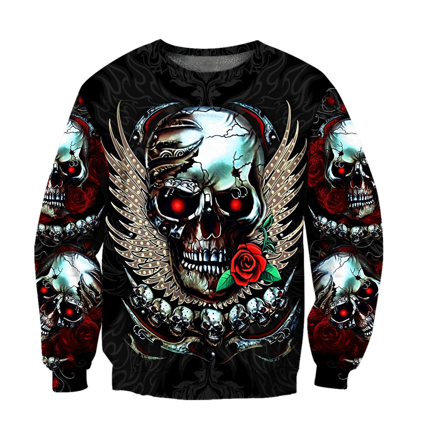 Premium Skull 3D All Over Printed Unisex Shirts