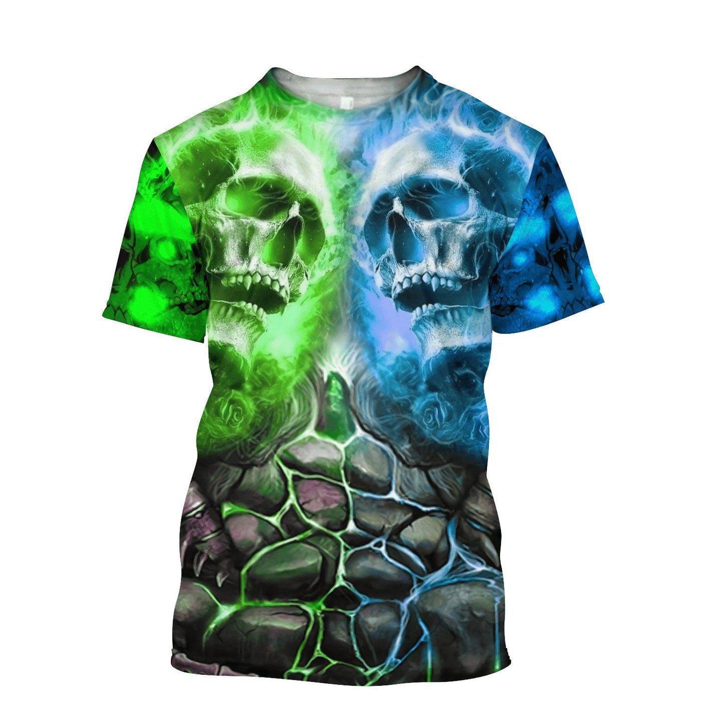 Premium Skull 3D All Over Printed Unisex Shirts
