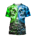 Premium Skull 3D All Over Printed Unisex Shirts