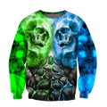 Premium Skull 3D All Over Printed Unisex Shirts