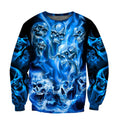 Premium Skull 3D All Over Printed Unisex Shirts