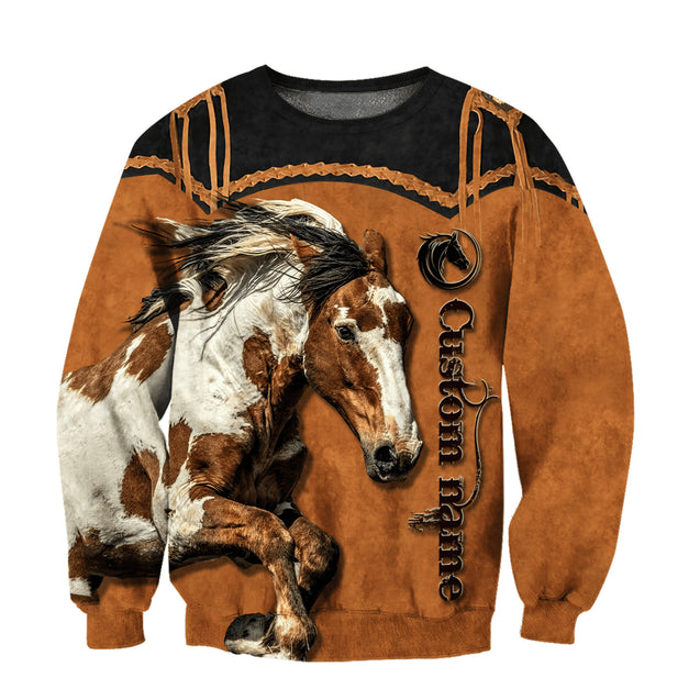 Personalized American Paint Horse Native American Cowboy 3D All Over Printed Unisex Shirts HHT19112004