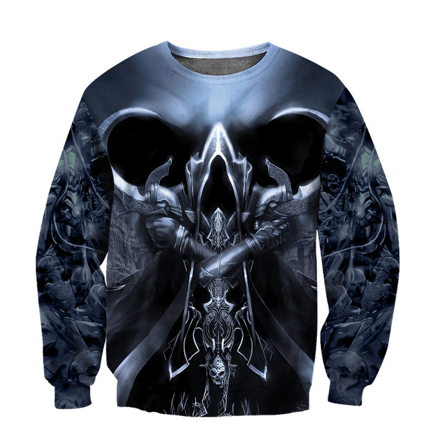 Premium Skull 3D All Over Printed Unisex Shirts