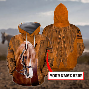 Personalized American Quarter Horse Native American Cowboy 3D All Over Printed Unisex Shirts HHT19112008