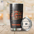 Firefighter Symbol Customize Name Stainless Steel Tumbler MH27112003