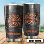 Firefighter Symbol Customize Name Stainless Steel Tumbler MH27112003