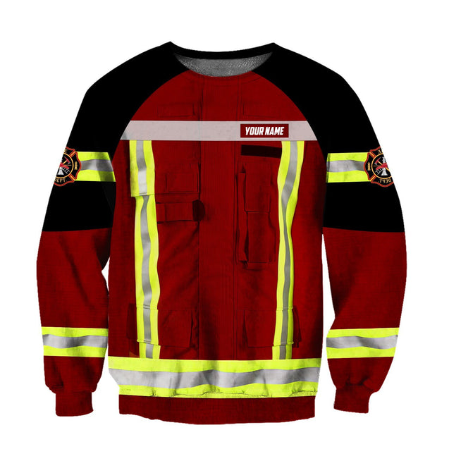 Customize Name Firefighter Hoodie For Men And Women MH01122002