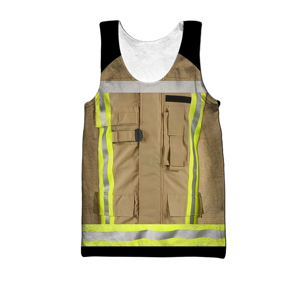 Customize Name Firefighter 3D All Printed Hoodie For Men And Women MH01122001