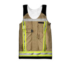 Customize Name Firefighter 3D All Printed Hoodie For Men And Women MH01122001