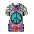 Hippie Symbols Love 3D All Over Printed For Men And Women Shirts DD02122006