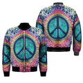 Hippie Symbols Love 3D All Over Printed For Men And Women Shirts DD02122006