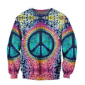 Hippie Symbols Love 3D All Over Printed For Men And Women Shirts DD02122006