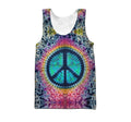 Hippie Symbols Love 3D All Over Printed For Men And Women Shirts DD02122006