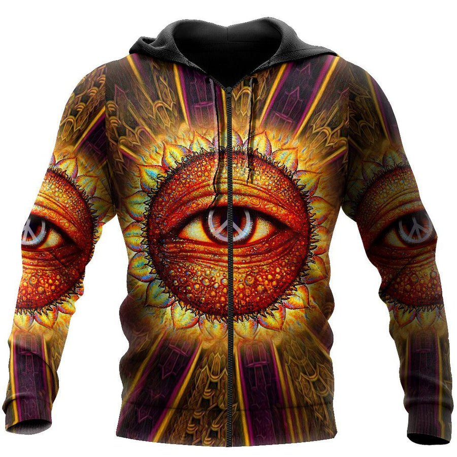 Hippie Loving 3D All Over Printed For Men And Women Shirts