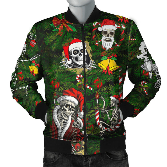 Skulls Merry Christmas 3D All Over Printed For Men And Women Shirts