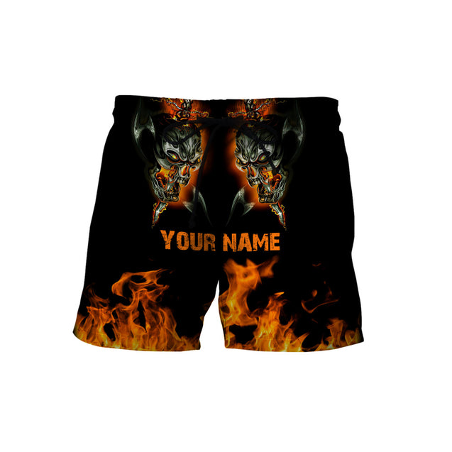 Customize Name Angry Skulls 3D All Over Printed For Men And Women Shirts DD02122007