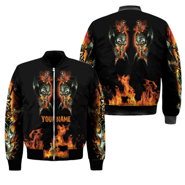 Customize Name Angry Skulls 3D All Over Printed For Men And Women Shirts DD02122007