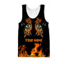 Customize Name Angry Skulls 3D All Over Printed For Men And Women Shirts DD02122007