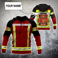 Customize Name Firefighter Hoodie For Men And Women MH02122001