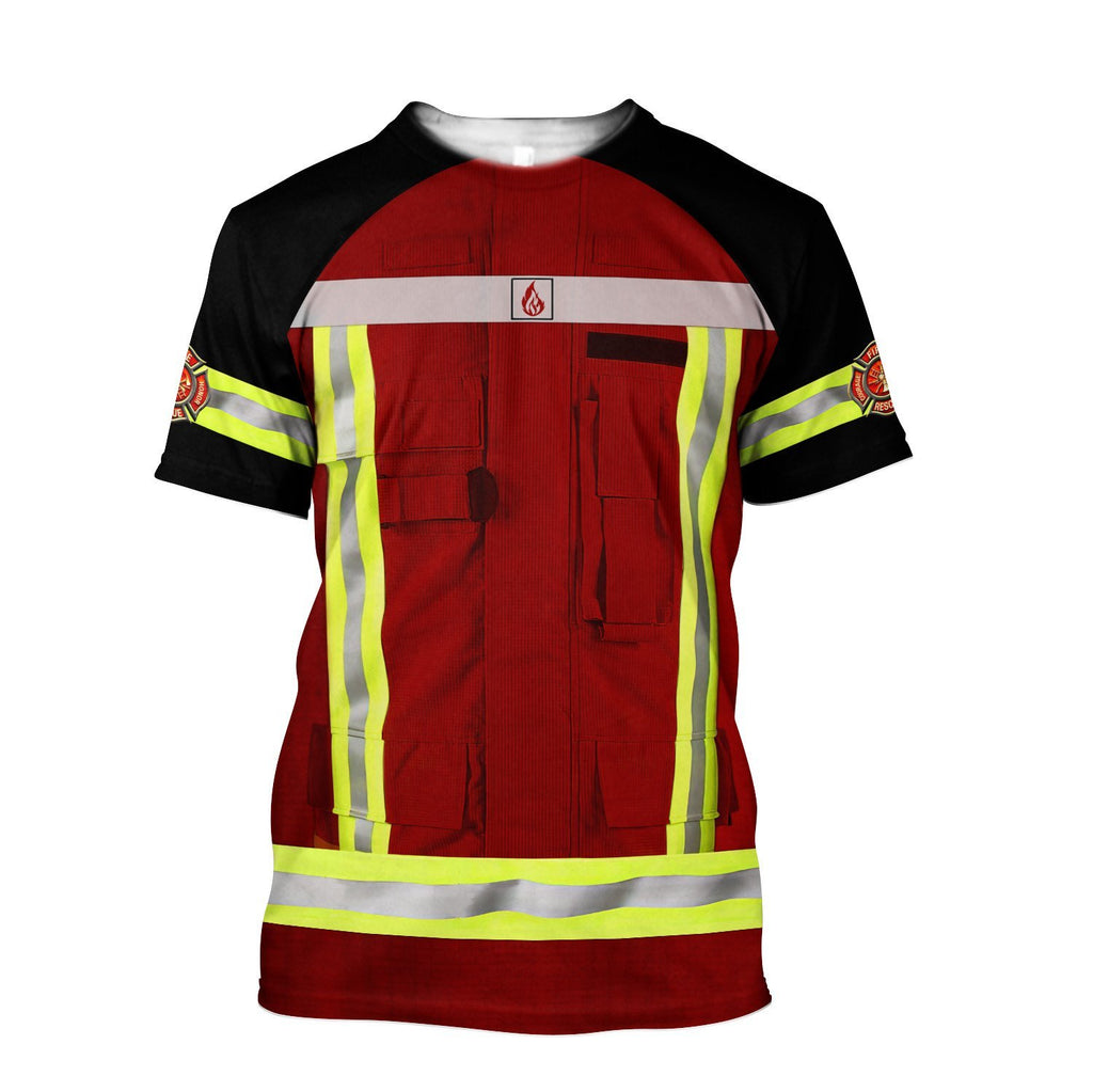 Customize Name Firefighter Hoodie For Men And Women MH02122001