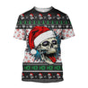 Highlife Skull Christmas 3D All Over Printed For Men And Women Shirts AM122016