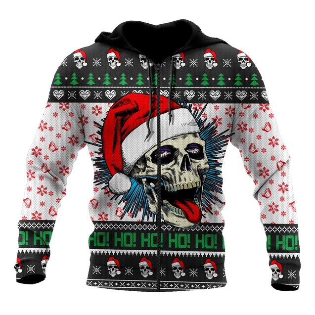 Highlife Skull Christmas 3D All Over Printed For Men And Women Shirts AM122016