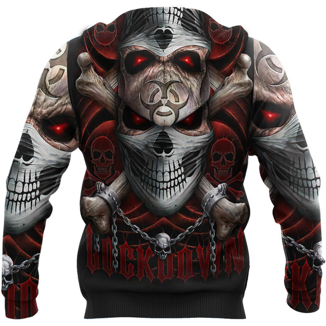 Cool Skulls 3D All Over Printed For Men And Women Shirts DA03122001