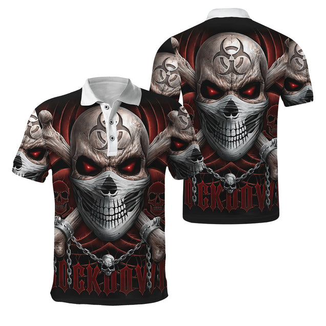 Cool Skulls 3D All Over Printed For Men And Women Shirts DA03122001