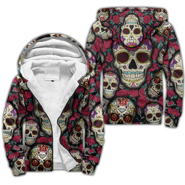 Floral Hippie Skulls 3D All Over Printed For Men And Women Shirts DA03122002