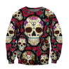 Floral Hippie Skulls 3D All Over Printed For Men And Women Shirts DA03122002