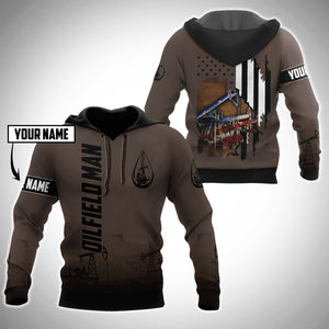 Customize Name Oilfield Man Hoodie Shirts For Men And Women DA03122008